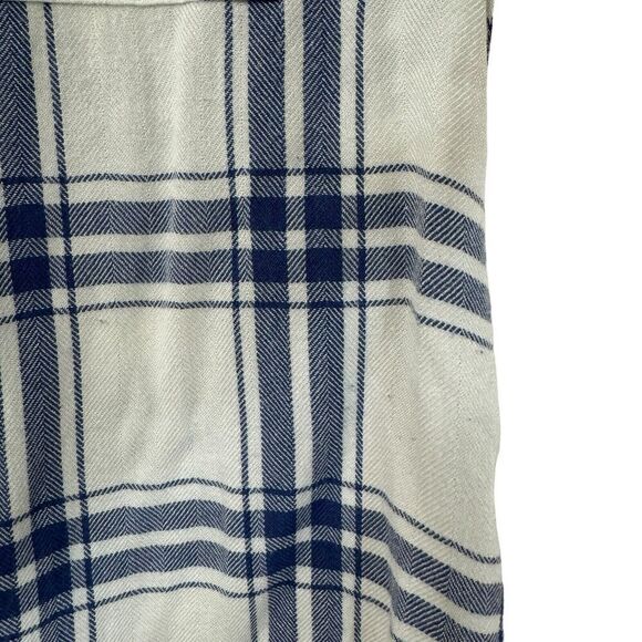 Rails Medium Button Front Hunter Sapphire Flannel Shirt Long Sleeve Womens - Picture 13 of 16